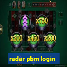 radar pbm login